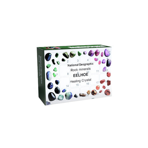 24-Day Mineral Advent Box, Green