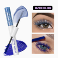 2-in-1 Dual-End Mascara, Colored Shimmer & Matte, Waterproof