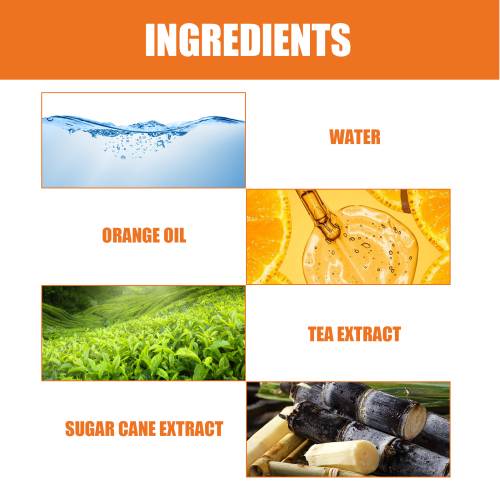 Exfoliating Body Spray with Orange Oil & Sugarcane