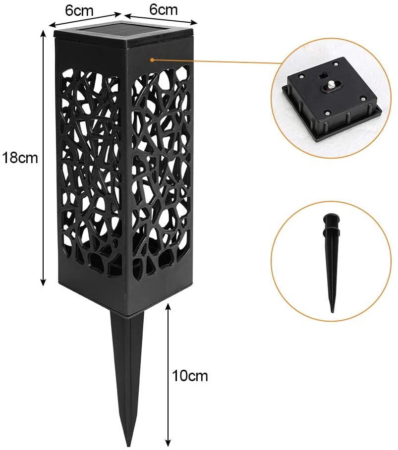 12X Solar Lights LED Path Lights Garden Lighting | zavevo