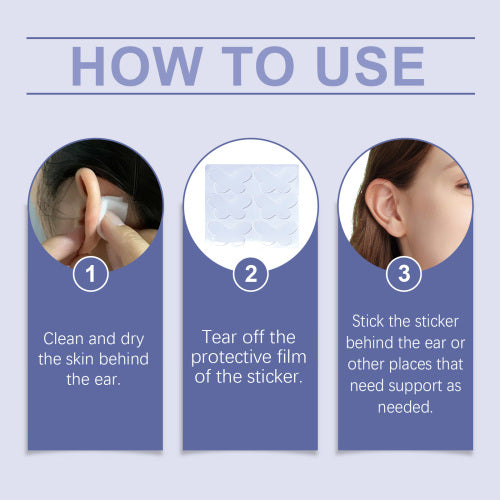 Butterfly Ear Support Stickers