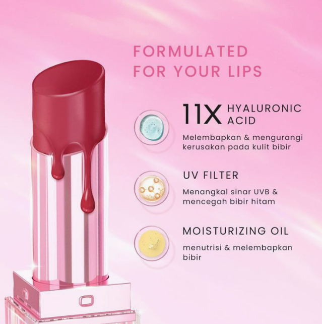 Pearl Lipstick, Hydrating Highly Pigmented Long-Lasting Color