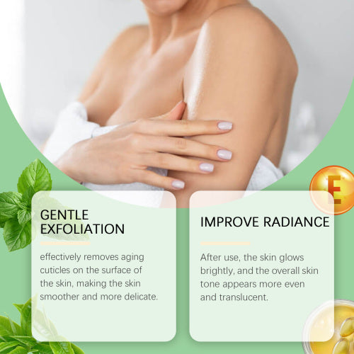 Matcha Sea Salt Body Scrub with Peppermint & Vitamin E