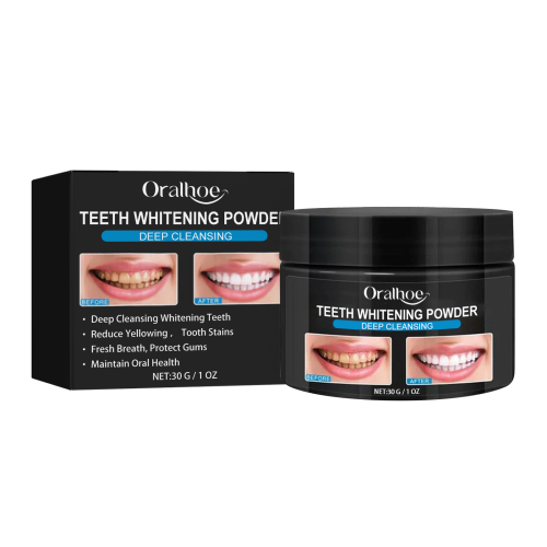 Charcoal Coconut Teeth Whitening Powder