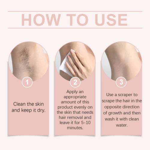 Mild Body Hair Removal Cream, Moisturizing