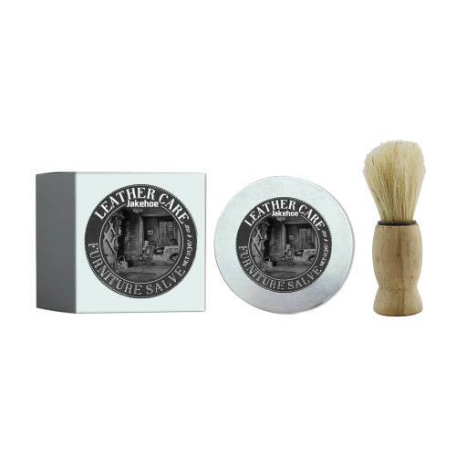 Leather Care Ointment & Brush Set