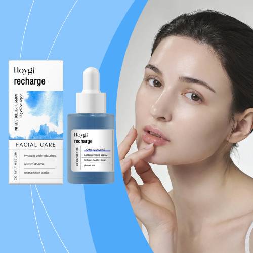Blue Copper Peptide Face Serum, Deep Moisturizing