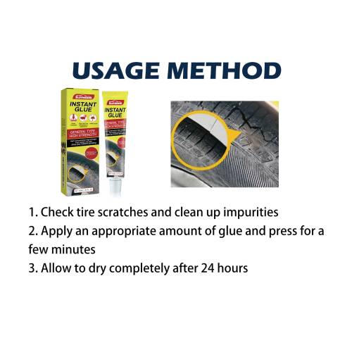 Instant Tire Repair Glue