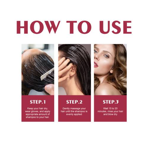 Burgundy Herbal Color Shampoo