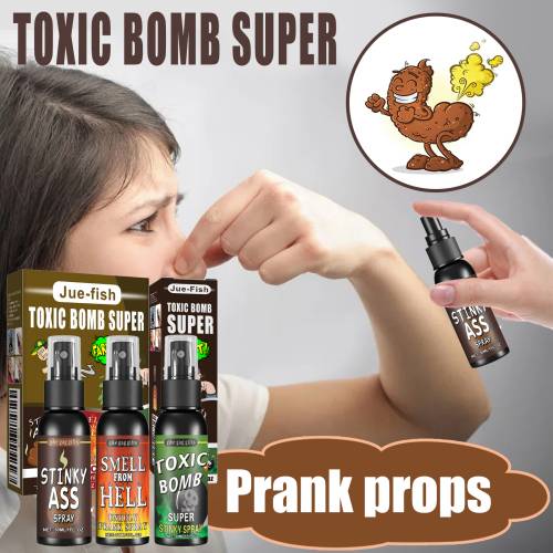 Red Prank Stink Spray