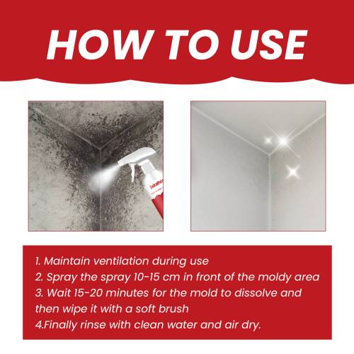 Mildew Stain Remover for Walls & Tile