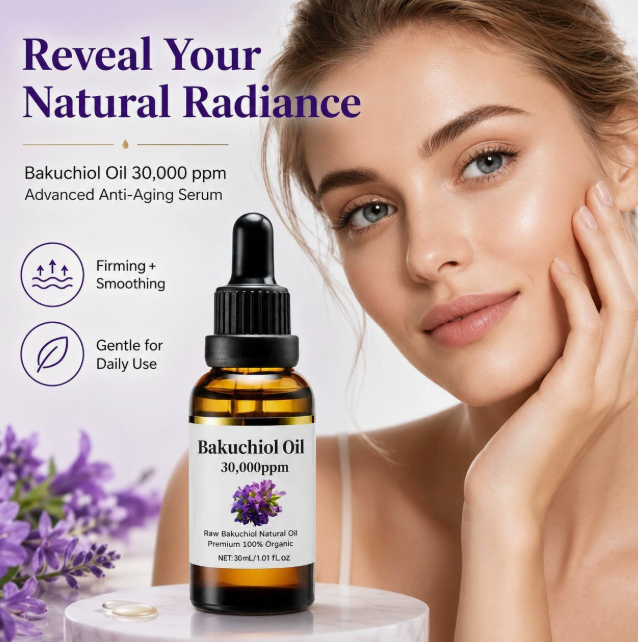 Bakuchiol Daily Hydrating Face Oil, Fast-Absorbing & Smoothing
