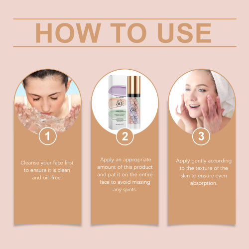 Three-Color Color-Correcting Primer