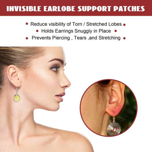 Invisible Earlobe Support Patches