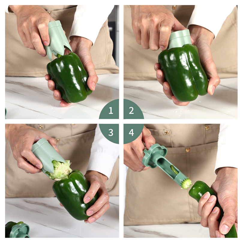 2-In-1 Fruit Pepper Corer | zavevo