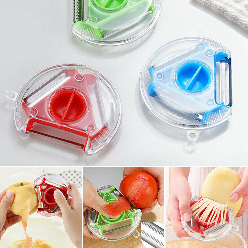 3 in 1 Stainless Steel Peeler | zavevo