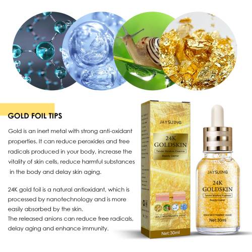 24K Gold Collagen Face Serum with Snail Mucin