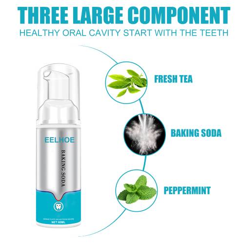 Baking Soda Foam Toothpaste with Tea
