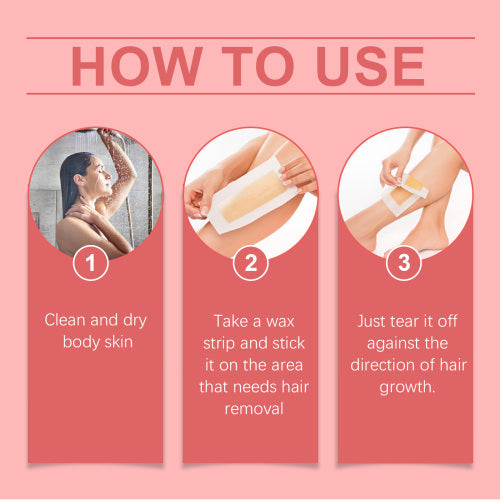 Scented Wax Strips for Face & Body
