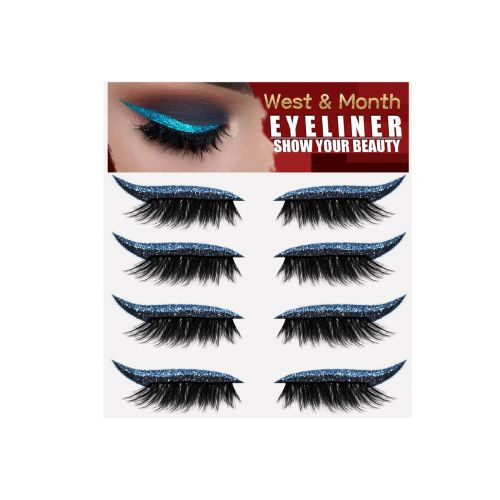 Self-Adhesive Eyeliner Lash Strips, 4 Pairs