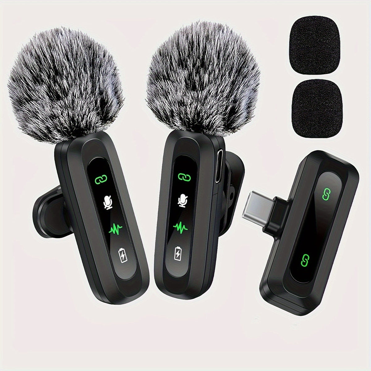 zavevo | SoundSnap Wireless Clip Microphone – USB-C Microphone for Smartphone and Tablet