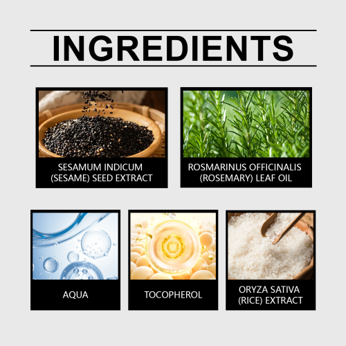 Black Sesame Hair Serum for Dry Ends