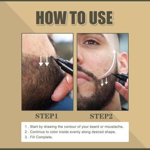 Beard Filler Pen, Waterproof