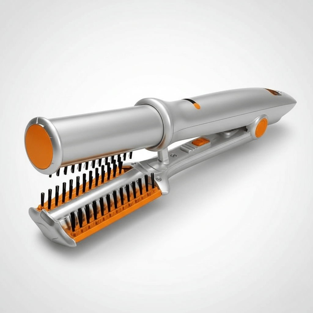 zavevo | 2-in-1 Rotating Hair Brush for Styling and Smoothing