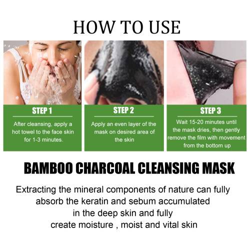Bamboo Charcoal Peel-Off Mask for Blackheads