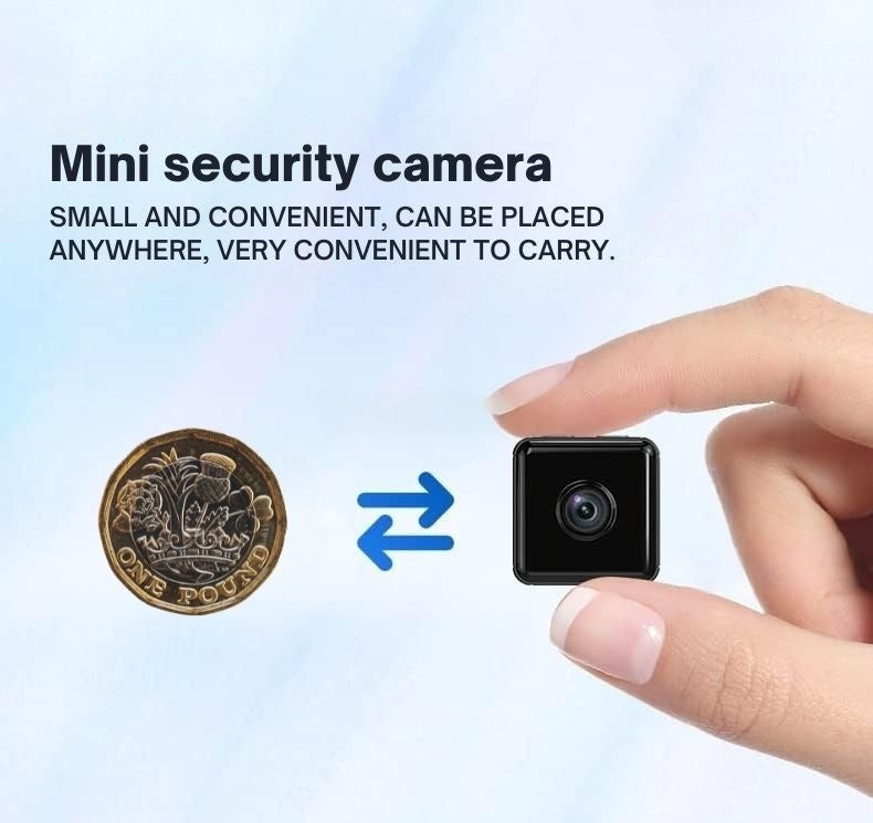 zavevo | 1080P Wireless WiFi Security Camera | Weather-Resistant, App-Controlled & Ideal for Indoor and Outdoor Surveillance | Small Closed Circuit Camera