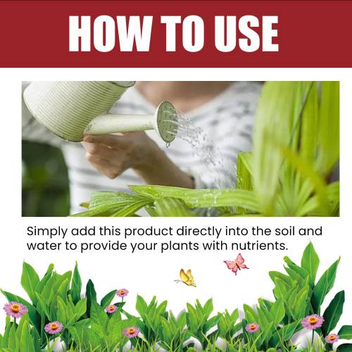 Organic Slow-Release Fertilizer Tablets for Flowers & Trees