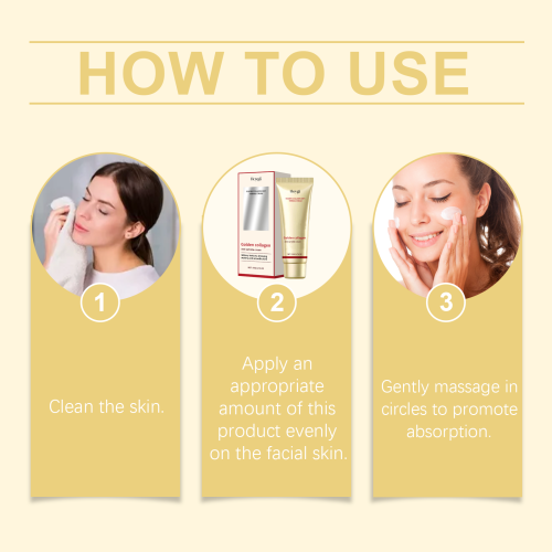 Gold Collagen Face Cream with Niacinamide, Hydrating & Firming
