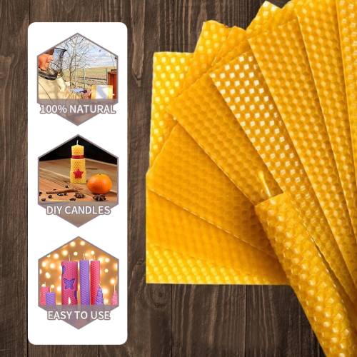 Beeswax Honeycomb Sheets for Candles