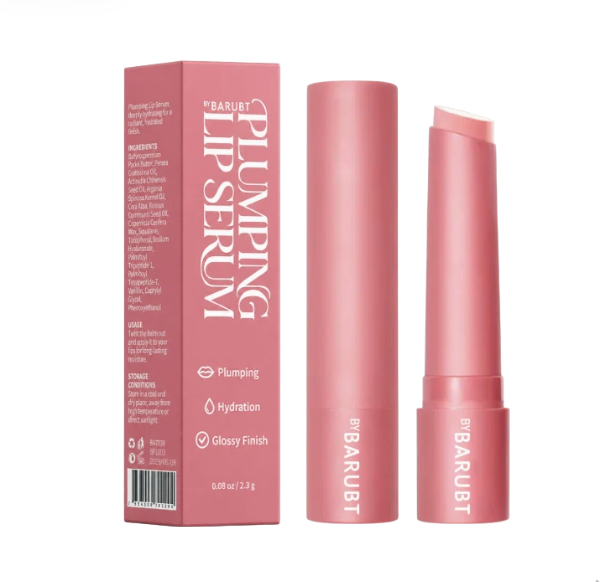 Crystal-Clear Plumping Lip Serum, Hydrating & Softening, Sheer Pink
