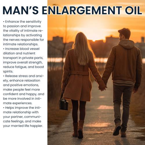 Men's Castor Body Massage Oil