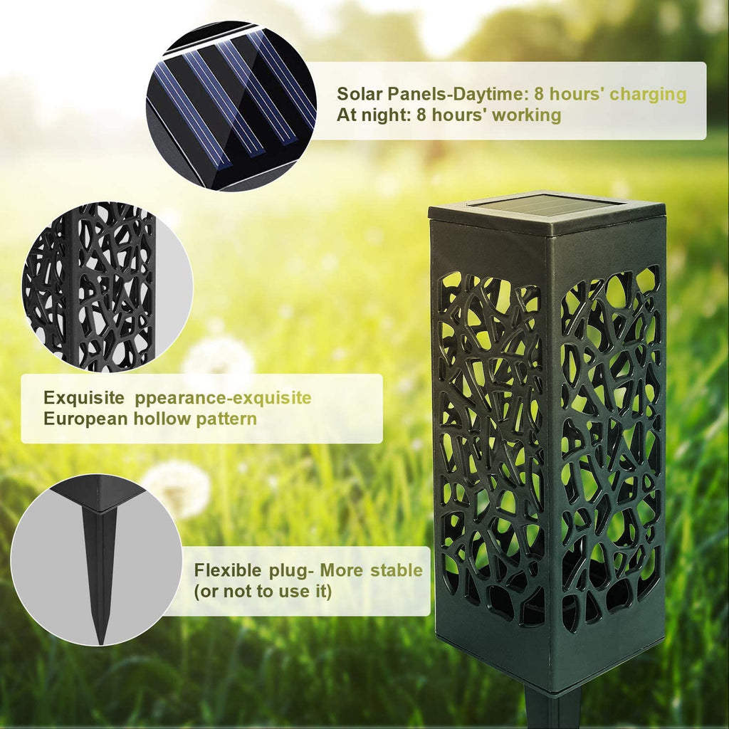 12X Solar Lights LED Path Lights Garden Lighting | zavevo