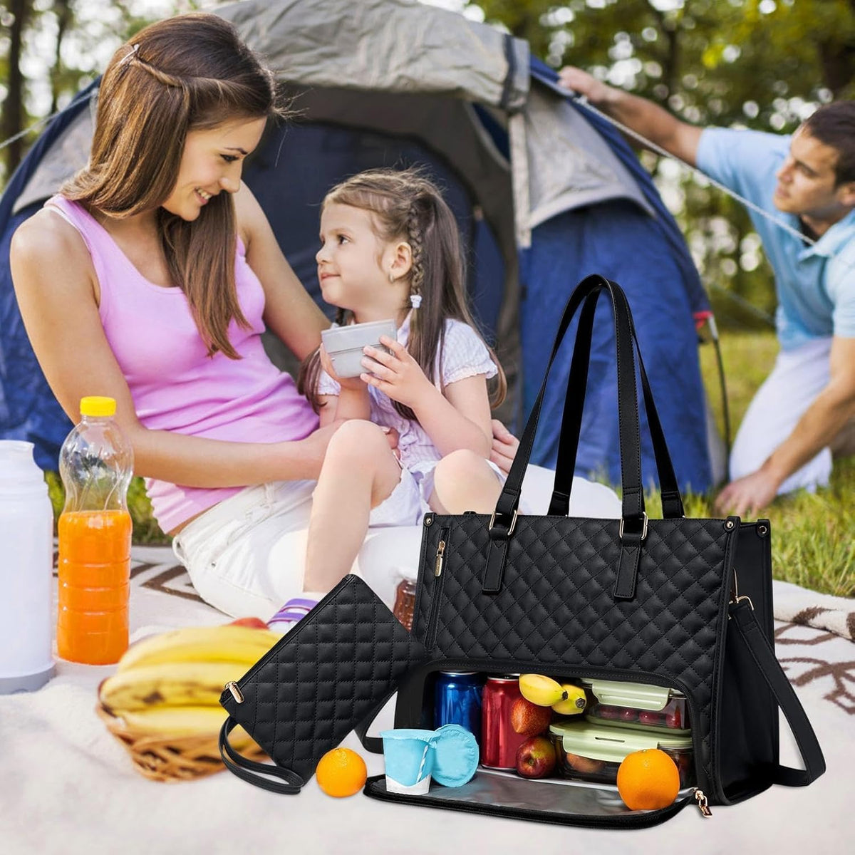 2-in-1 Insulated Lunch & Laptop Tote for Work & Travel | zavevo