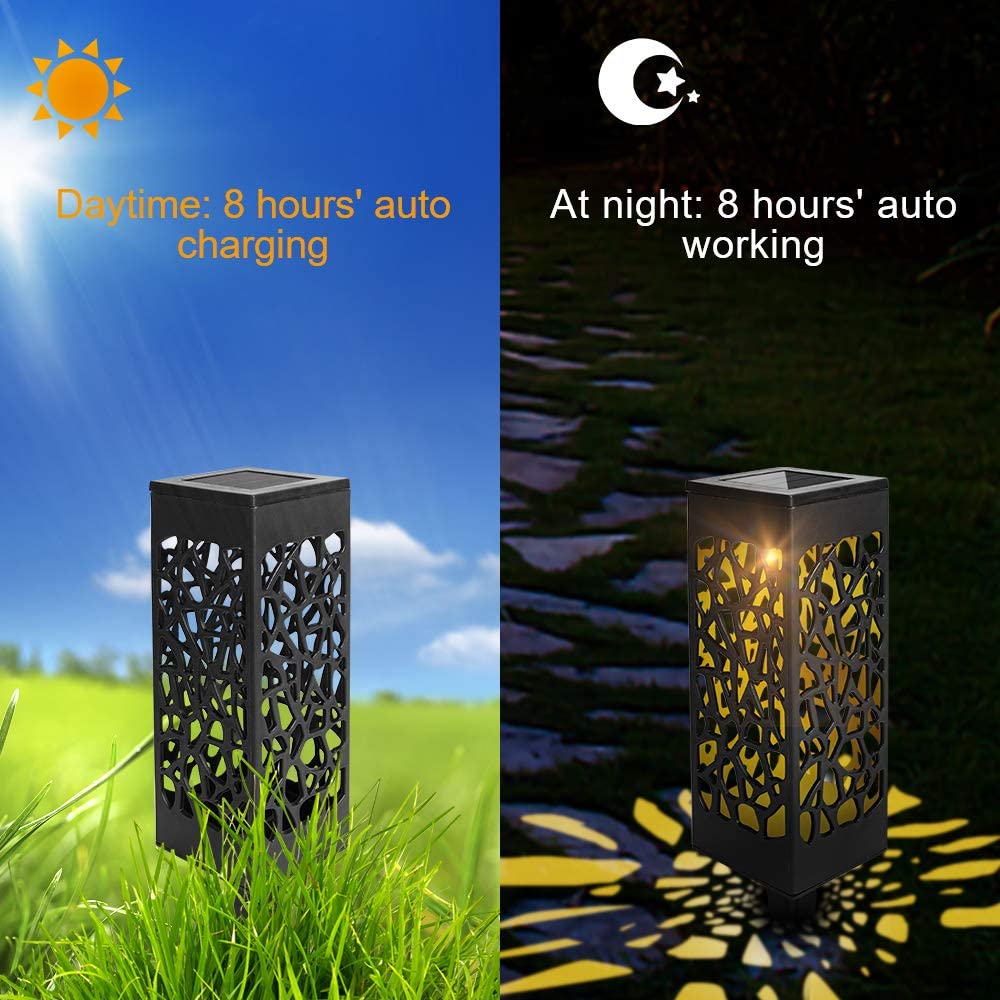 12X Solar Lights LED Path Lights Garden Lighting | zavevo