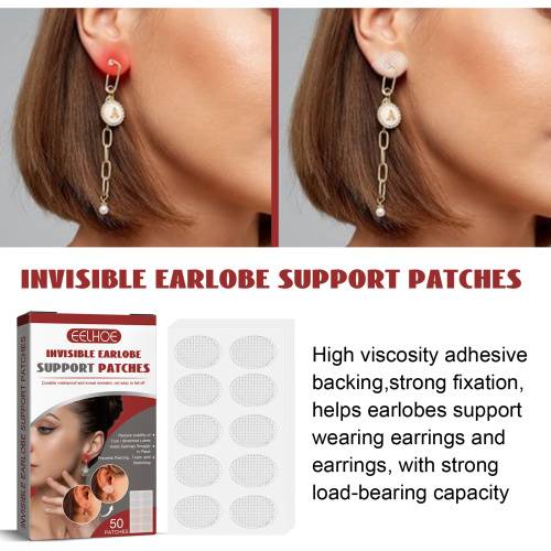 Invisible Earlobe Support Patches