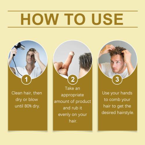 Men's Wave Hair Wax with Avocado Butter