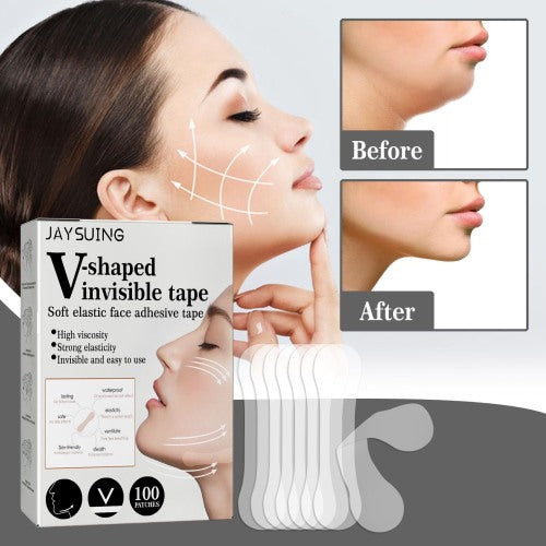Transparent V-Face Lift Stickers