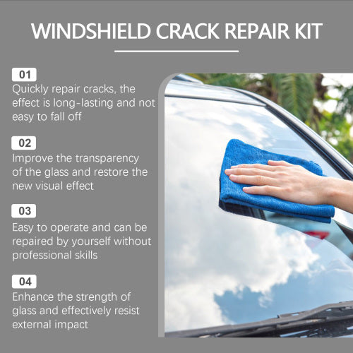 Windshield Crack Repair Kit, Nano