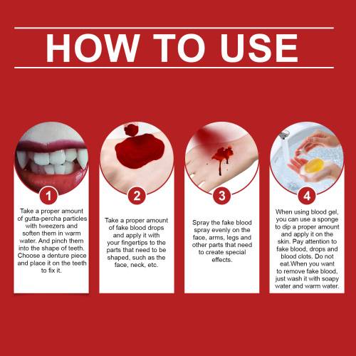 Halloween Fake Blood Kit