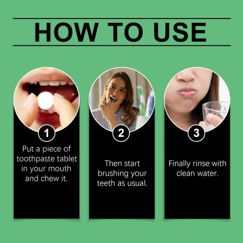 Mint Whitening Toothpaste Tablets