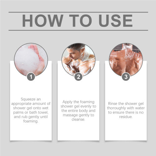 Men's Ginseng Vitamin C Shower Gel