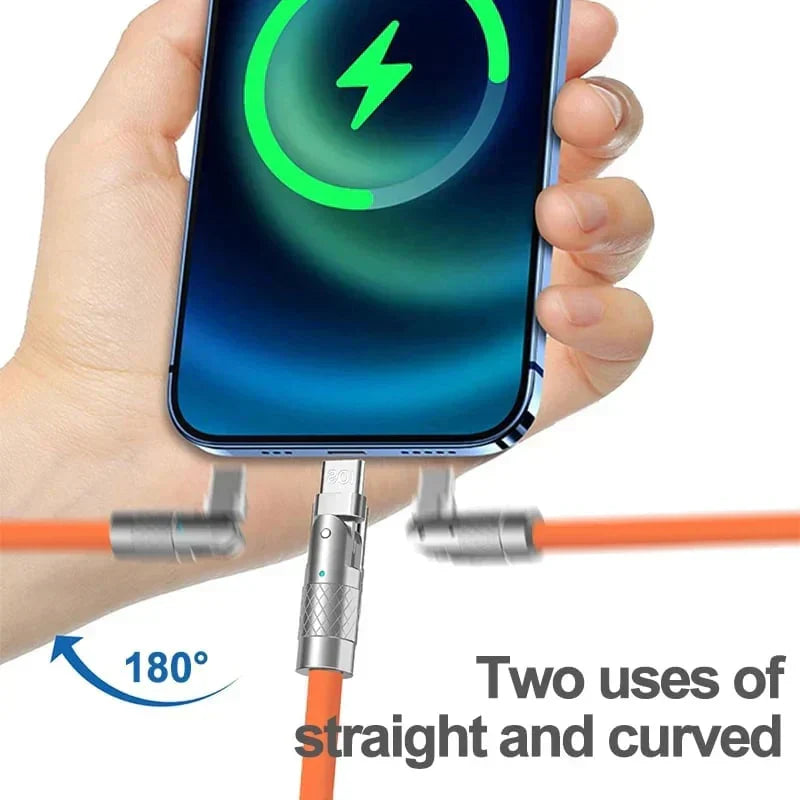180° rotatable quick charger cable | zavevo