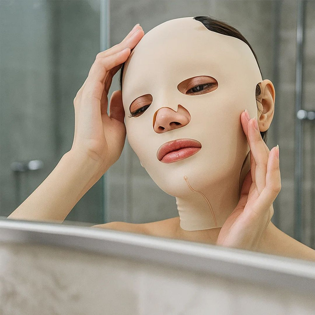 FirmLift | Anti‑Wrinkle Face Lift Mask – Reusable Compression – Soft Ergonomic Fit – Overnight Firming & Tightening for Mature Skin zavevo