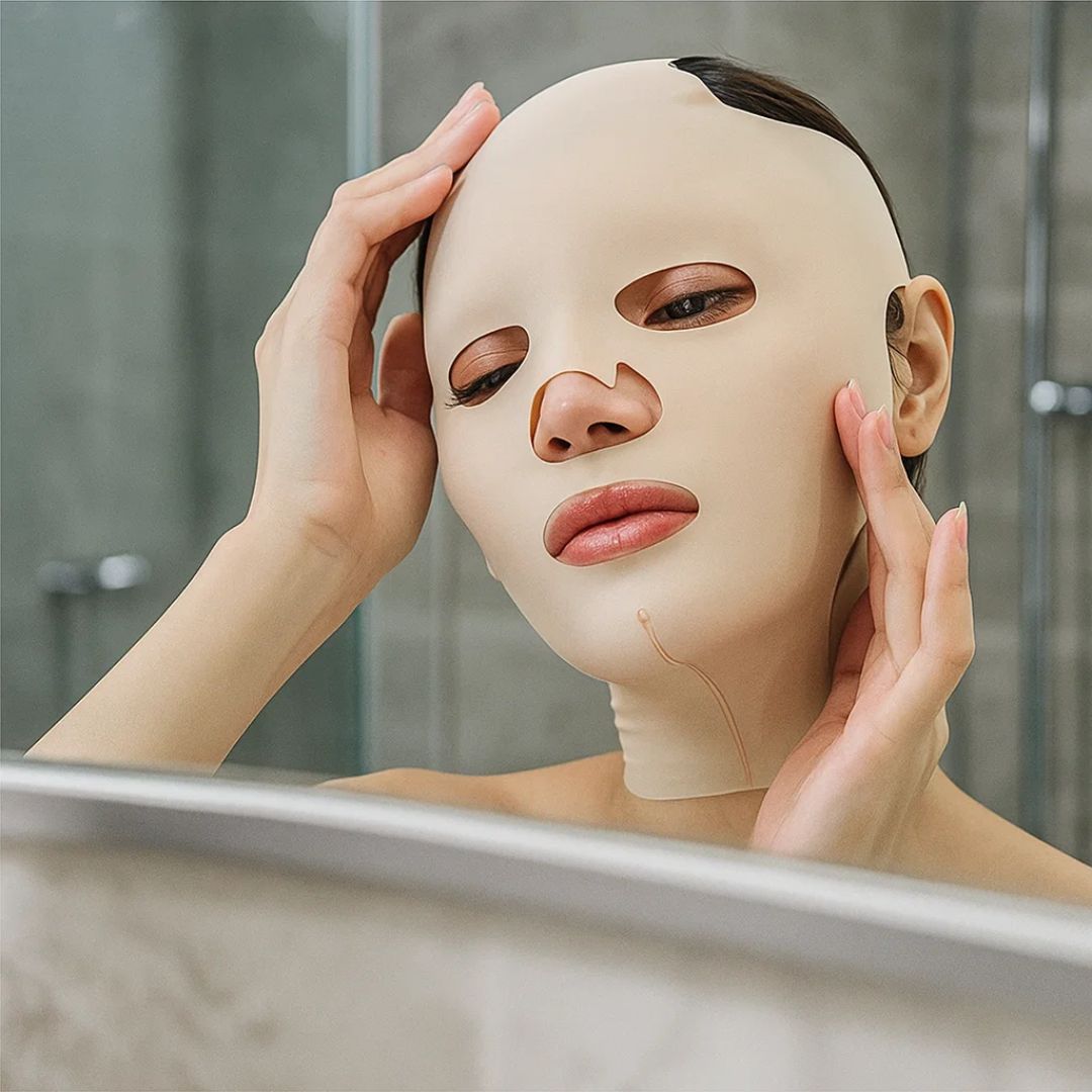 FirmLift | Anti‑Wrinkle Face Lift Mask – Reusable Compression – Soft Ergonomic Fit – Overnight Firming & Tightening for Mature Skin zavevo