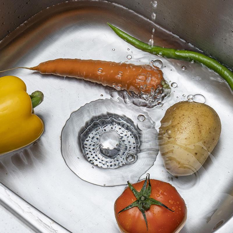 Upgrade 3-in-1 Kitchen Sink Drain Strainer | zavevo