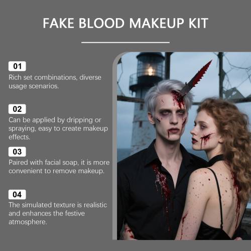 Halloween Fake Blood Makeup Set